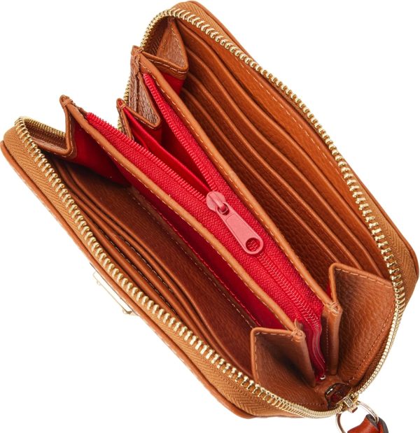 Dooney & Bourke Pebble Grain Medium Zip Around Wallet-2