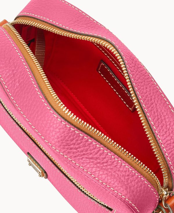 Dooney & Bourke Women's Camera Zip Crossbody in Pebble Grain Leather, Small Handbag with Adjustable Shoulder Strap sephora