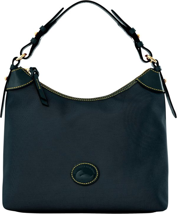 Dooney & Bourke Shoulder Bags for Women, Large Nylon Bag with Removable Adjustable Leather Handle-0