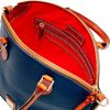 Dooney & Bourke Women's Darcy Satchel in Pebble Grain Leather, Large Handbag with Dual Handles Adjustable Crossbody Strap-2