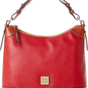 Dooney & Bourke Shoulder Bags for Women, Large Leather Hobo Handbag with Adjustable Strap shoulder