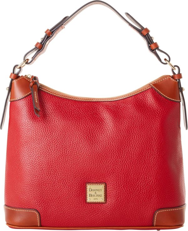 Dooney & Bourke Shoulder Bags for Women, Large Leather Hobo Handbag with Adjustable Strap shoulder