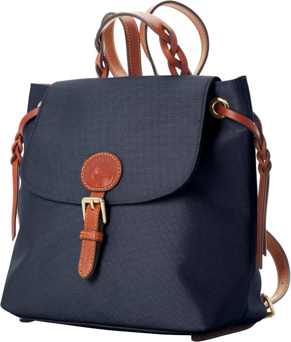 Dooney & Bourke Handbags for Women, Small Nylon Flap Backpack Purse-1