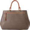 Dooney & Bourke Satchel Bags for Women, Pebble Grain Leather Zip Handbag with Crossbody Strap-3