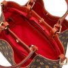 Dooney & Bourke Women's Gretta Brenna Satchel in Coated Cotton, Large Handbag with Adjustable Detachable Shoulder Strap-2