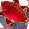 Dooney & Bourke Women's Gretta Brenna Satchel in Coated Cotton, Large Handbag with Adjustable Detachable Shoulder Strap-2