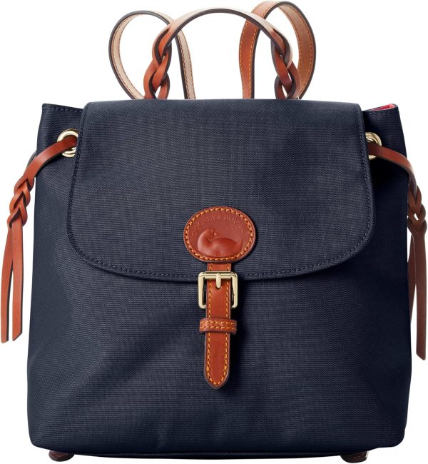 Dooney & Bourke Handbags for Women, Small Nylon Flap Backpack Purse-0
