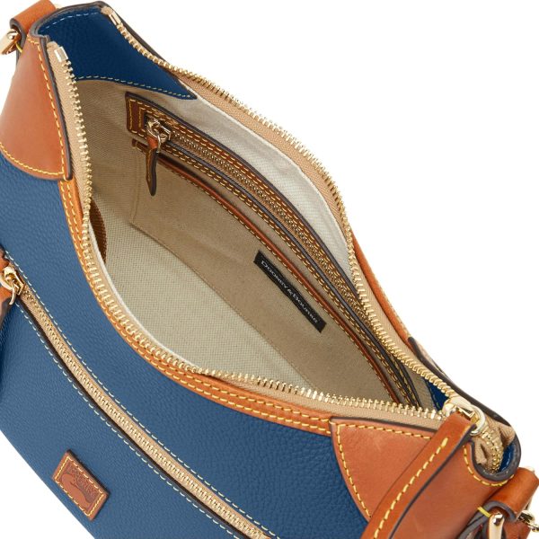 Dooney & Bourke Shoulder Bags for Women, Pebble Grain Leather Hobo Bag with Charms-2