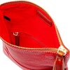 Dooney & Bourke Women's Foldover Zip Crossbody in Pebble Grain Leather, Small Sized Handbag with Adjustable Shoulder Strap-2